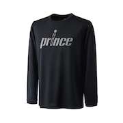 プリンス（PRINCE）（メンズ）テニスウェア ロングスリーブシャツ MA3002 165 BLK 速乾