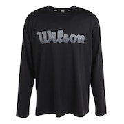 ウイルソン(Wilson)(メンズ)テニスウェア クルーネック長袖Tシャツ 443212