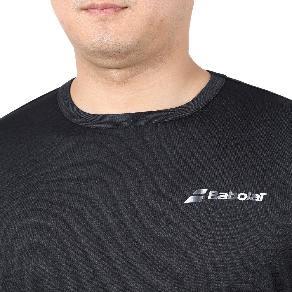 バボラ（BABOLAT）（メンズ）テニスウェア VS長袖Tシャツ BUP3550 BK00