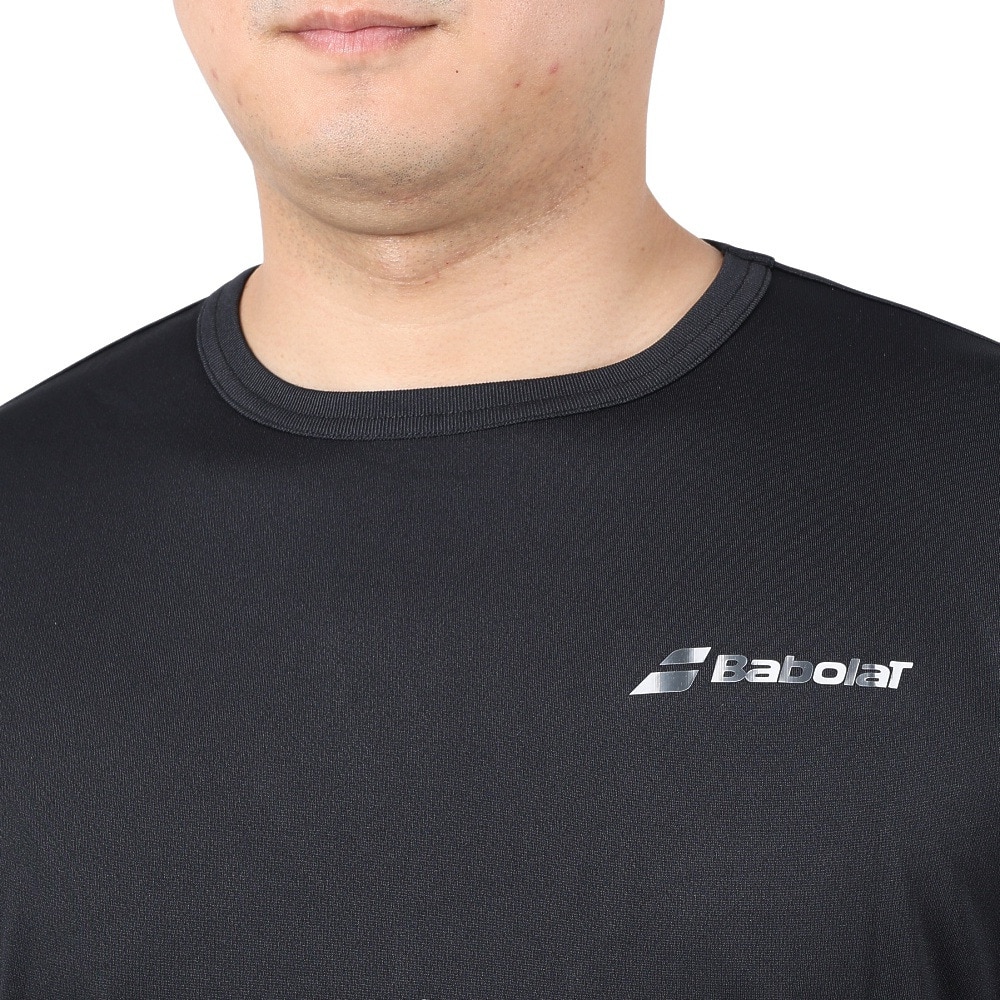 バボラ（BABOLAT）（メンズ）テニスウェア VS長袖Tシャツ BUP3550 BK00 速乾