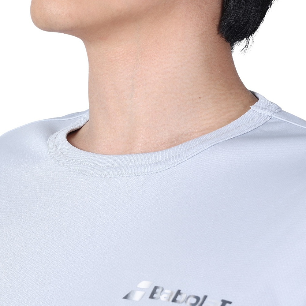 バボラ（BABOLAT）（メンズ）テニスウェア VS長袖Tシャツ BUP3550 GY00 速乾
