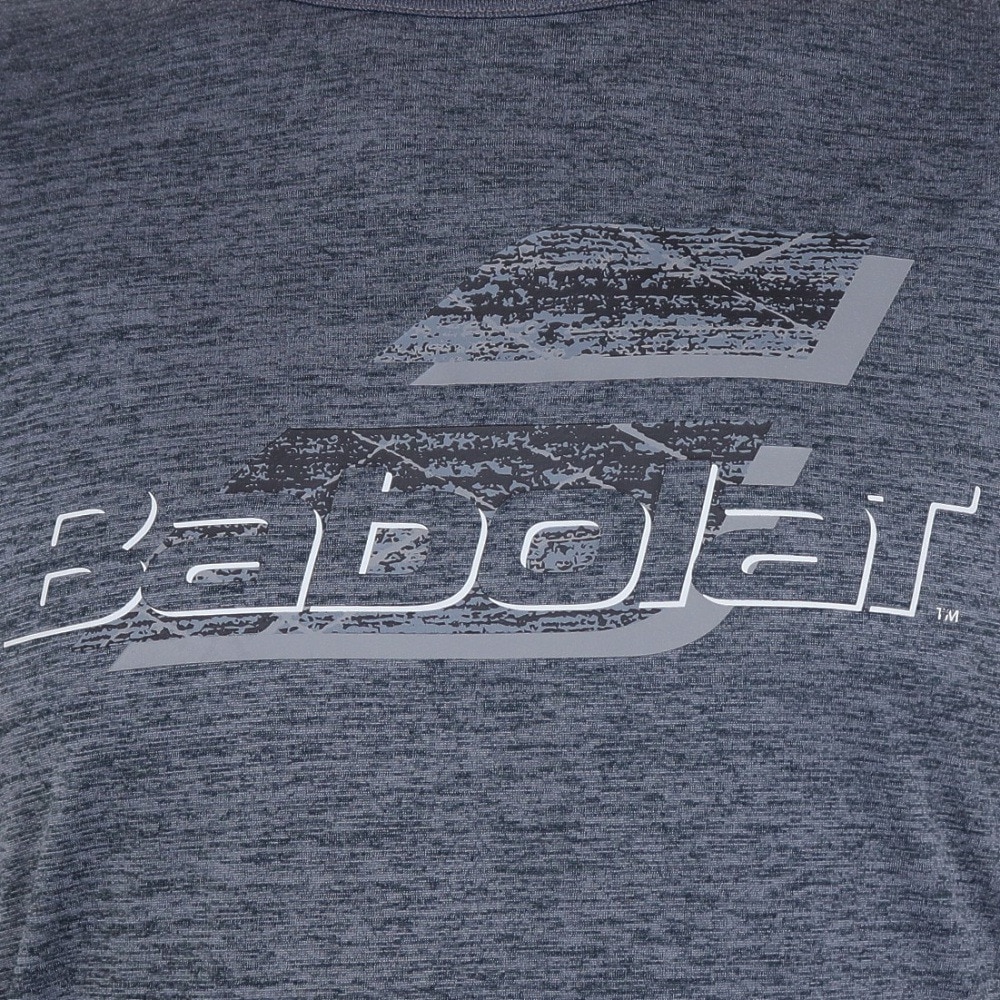 バボラ（BABOLAT）（メンズ）テニスウェア ピュア長袖Tシャツ BUP3553 BK00 速乾