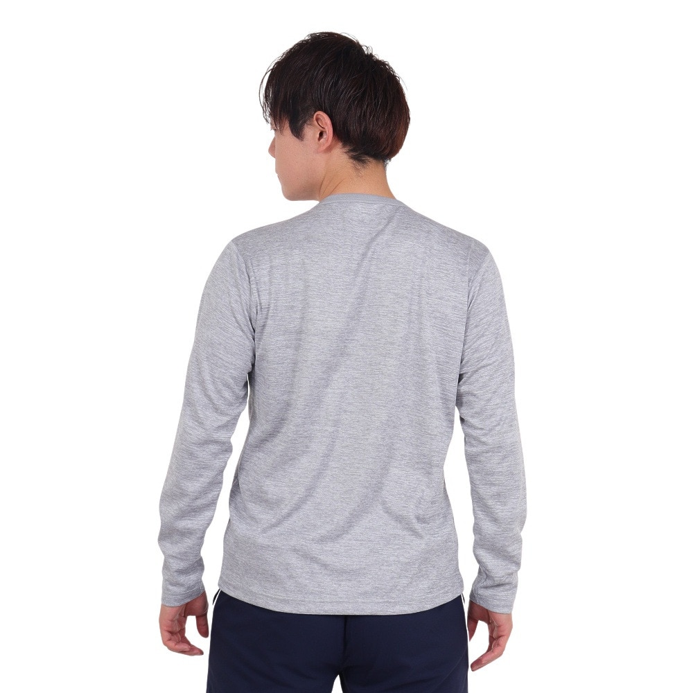 バボラ（BABOLAT）（メンズ）テニスウェア ピュア長袖Tシャツ BUP3553 GY00 速乾