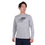 バボラ（BABOLAT）（メンズ）テニスウェア ピュア長袖Tシャツ BUP3553 GY00