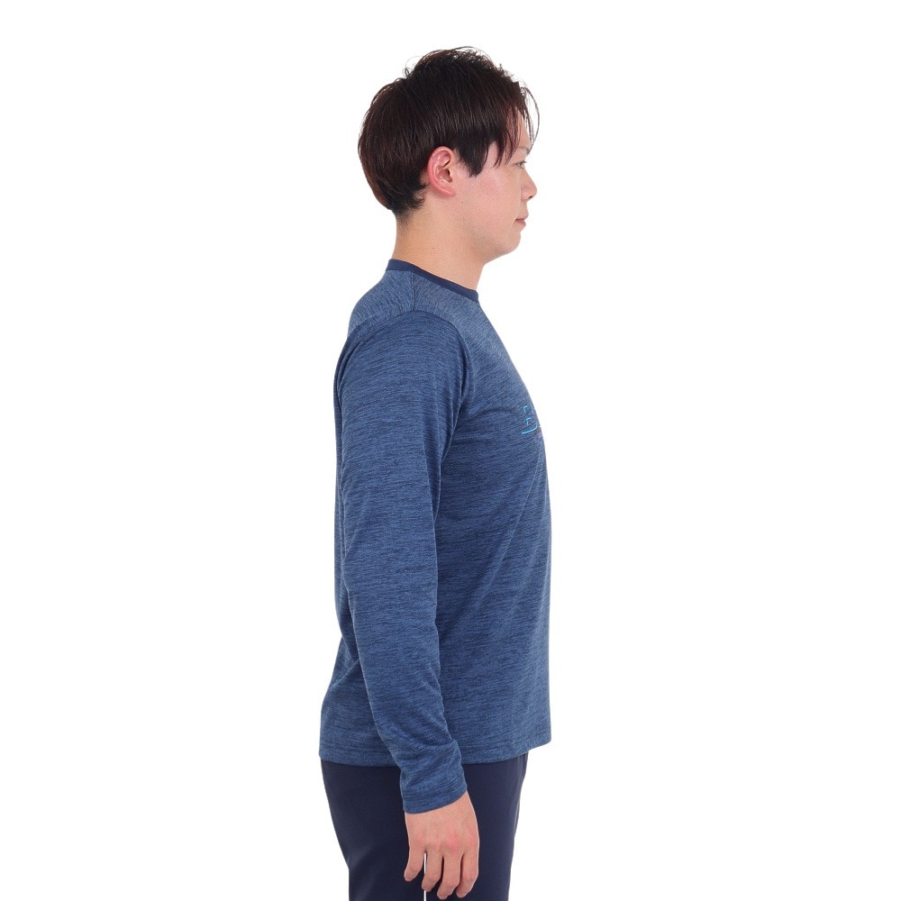 バボラ（BABOLAT）（メンズ）テニスウェア ピュア長袖Tシャツ BUP3553 NV00 速乾