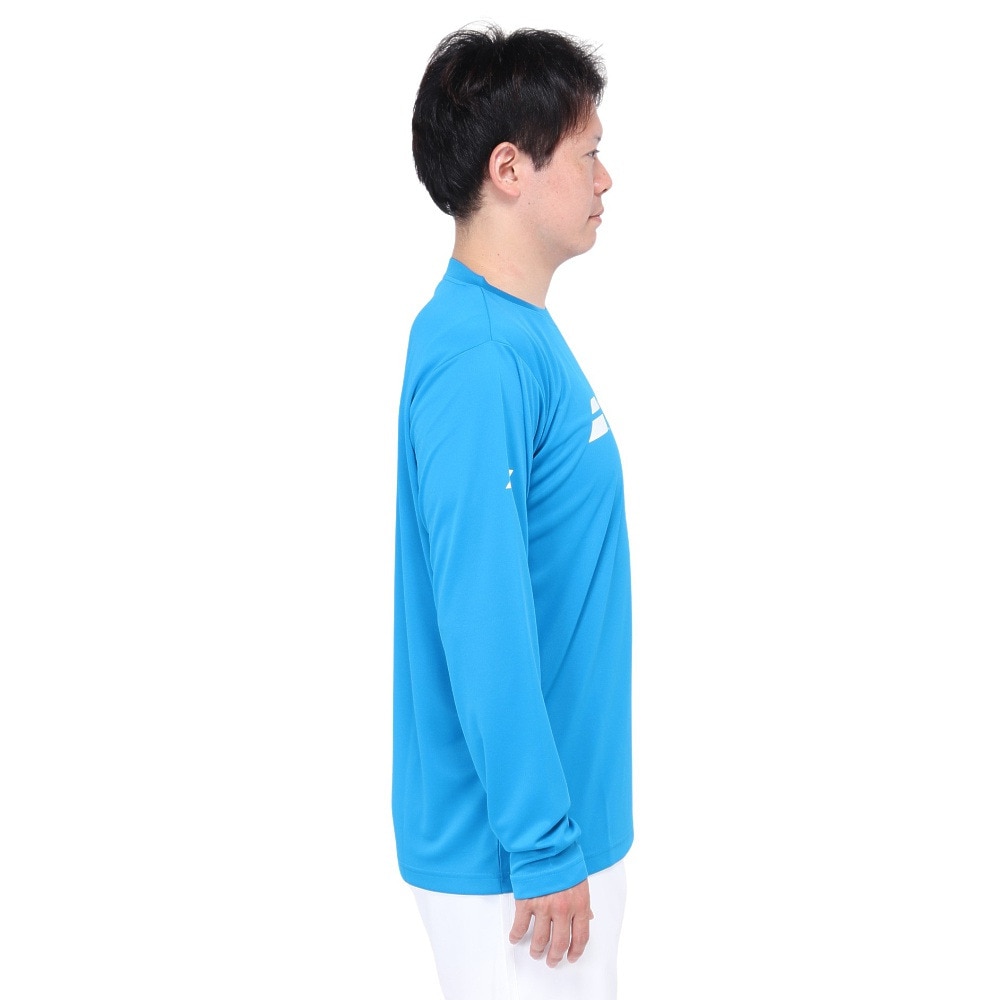 バボラ（BABOLAT）（メンズ）テニスウェア クラブ ロングスリーブ シャツ BUP4510C BL00