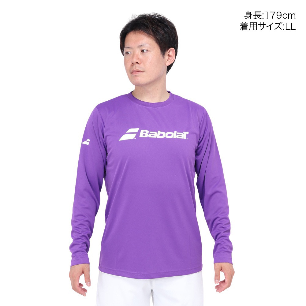 バボラ（BABOLAT）（メンズ）テニスウェア クラブ ロングスリーブ シャツ BUP4510C PP00