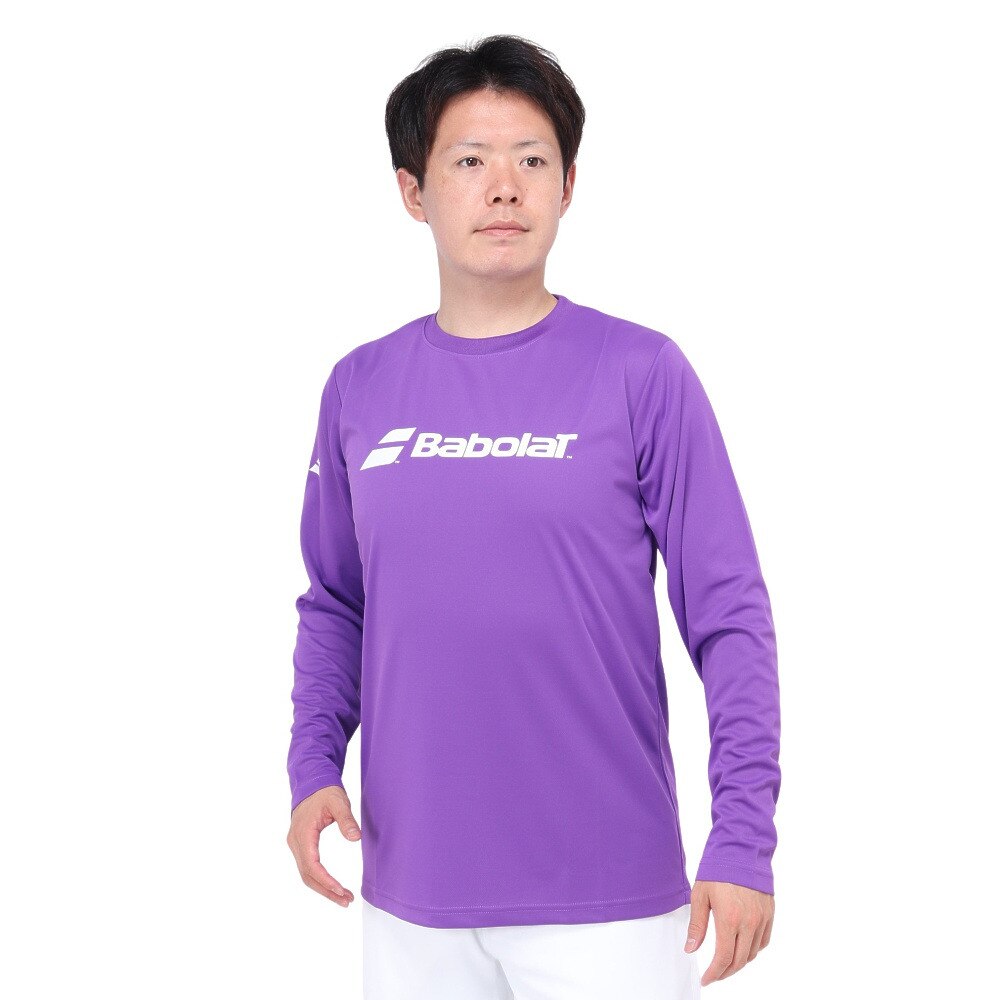 バボラ（BABOLAT）（メンズ）テニスウェア クラブ ロングスリーブ シャツ BUP4510C PP00