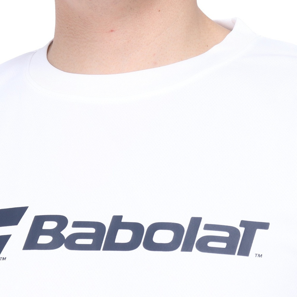 バボラ（BABOLAT）（メンズ）テニスウェア クラブ ロングスリーブ シャツ BUP4510C WH00