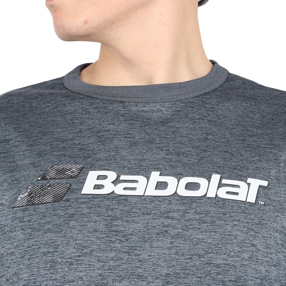 バボラ（BABOLAT）（メンズ）テニスウェア PURE ロングスリーブシャツ 長袖 BUP4553-BK00