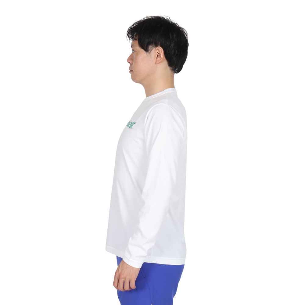 バボラ（BABOLAT）（メンズ）テニスウェア PURE ロングスリーブシャツ 長袖 BUP4553-WH00