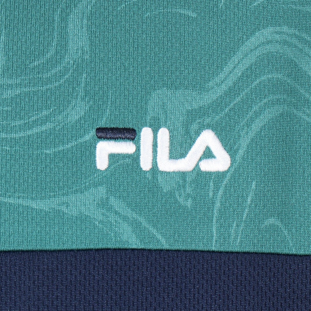 フィラ（FILA）（メンズ）テニスウェア 長袖エンボス切替Tシャツ FM6906-29