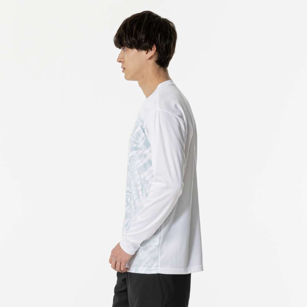 ミズノ（MIZUNO）（メンズ、レディース）テニスウェア 長袖 プラクティスシャツ 62JAB51101