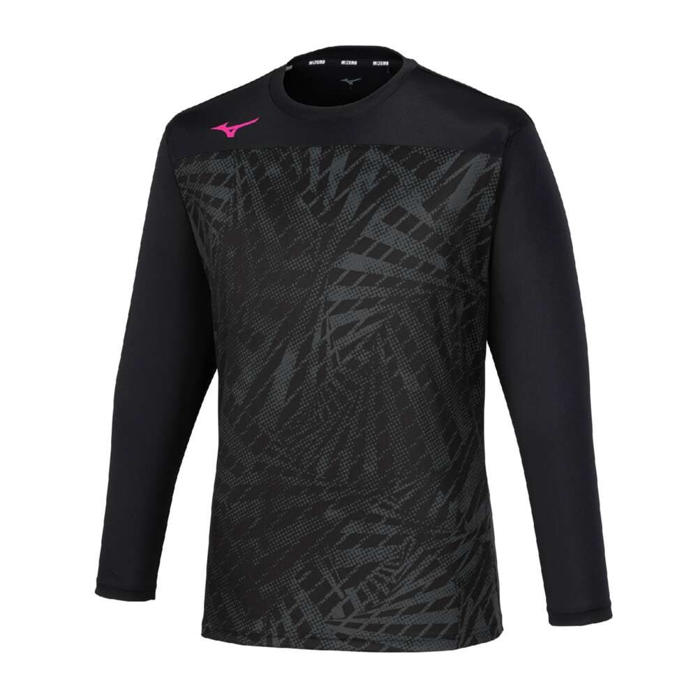 ミズノ（MIZUNO）（メンズ、レディース）テニスウェア 長袖 プラクティスシャツ 62JAB51109