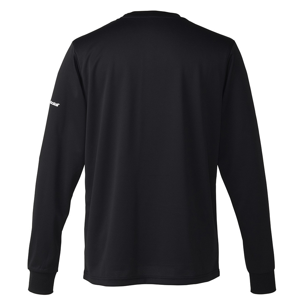 バボラ（BABOLAT）（メンズ）テニスウェア クラブ ロングスリーブ シャツ BUP5510C-BK