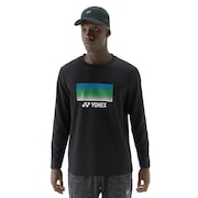 (メンズ、レディース)テニスウェア 長袖Tシャツ 16817-007