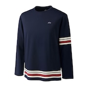(メンズ、レディース)テニスウェア ロングスリーブシャツ MF5027 127 NVY