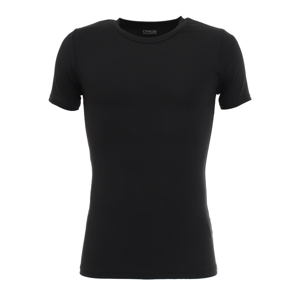  ストレッチ 丸首半袖シャツ 732PG0ES8839 BLK