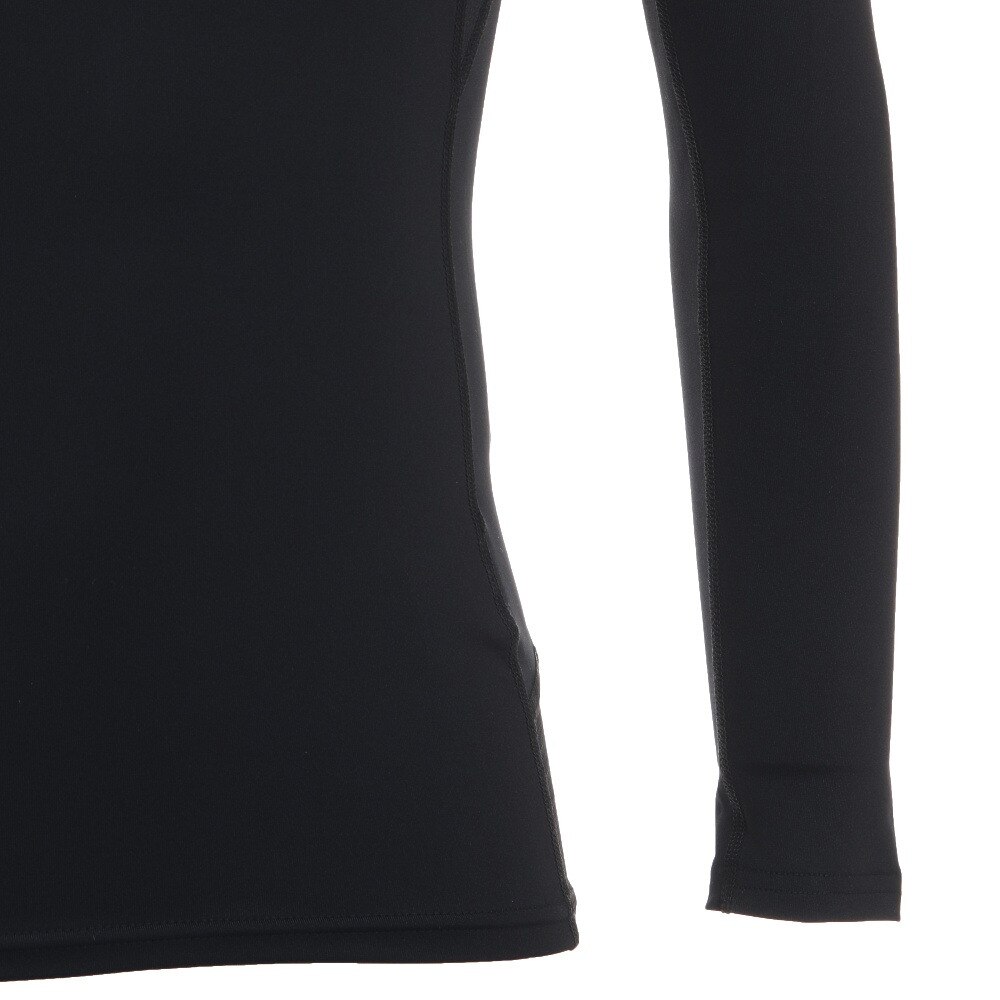 PG（メンズ）テニスウェア ドライプラス 抗菌 ストレッチ丸首長袖シャツ 732PG1ES4986 BLK