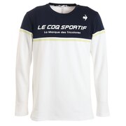 ルコック スポルティフ（Lecoq Sportif）（メンズ）テニスウェア ライトスウェット QTMUJC40XB WH