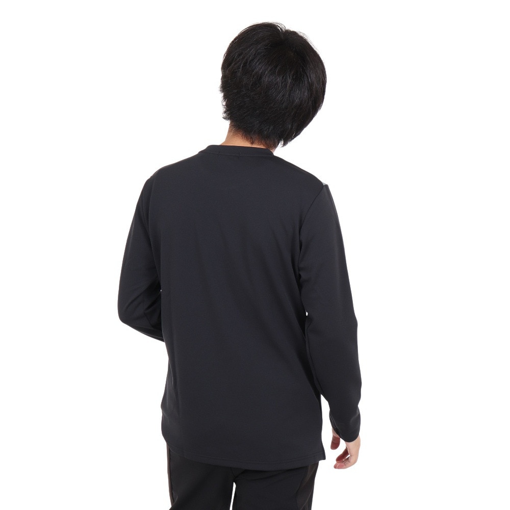 ルコックスポルティフ（lecoqsportif）（メンズ）テニスウェア ライトスウェットシャツ QTMWJB03 BK