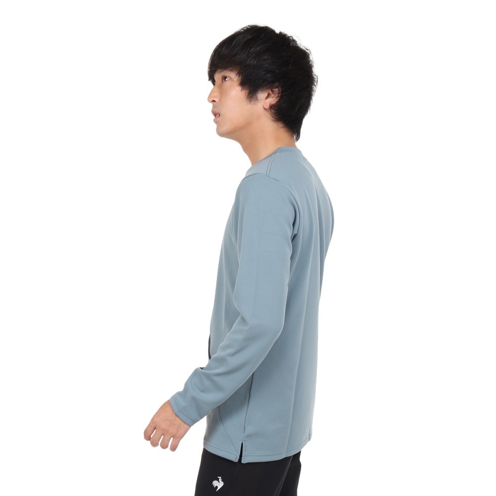 ルコックスポルティフ（lecoqsportif）（メンズ）テニスウェア ライトスウェットシャツ QTMWJB03 BL