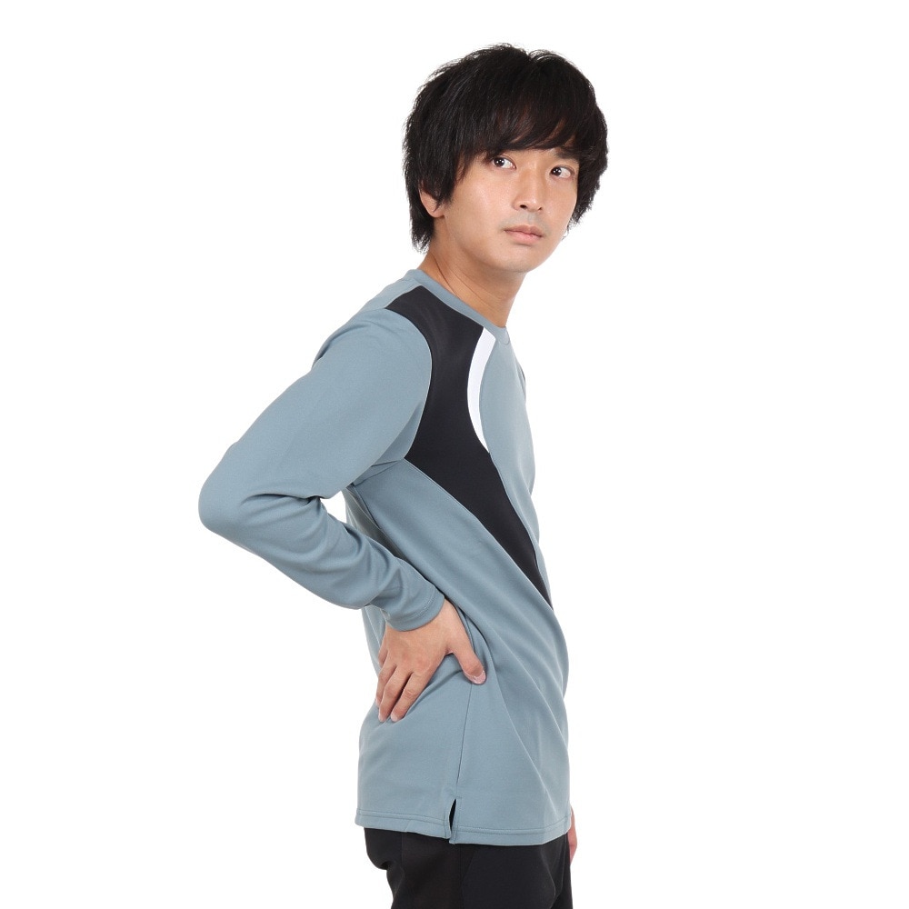 ルコックスポルティフ（lecoqsportif）（メンズ）テニスウェア ライトスウェットシャツ QTMWJB03 BL