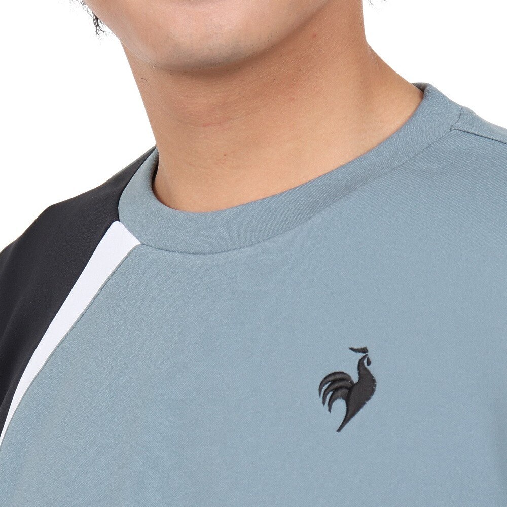 ルコックスポルティフ（lecoqsportif）（メンズ）テニスウェア ライトスウェットシャツ QTMWJB03 BL