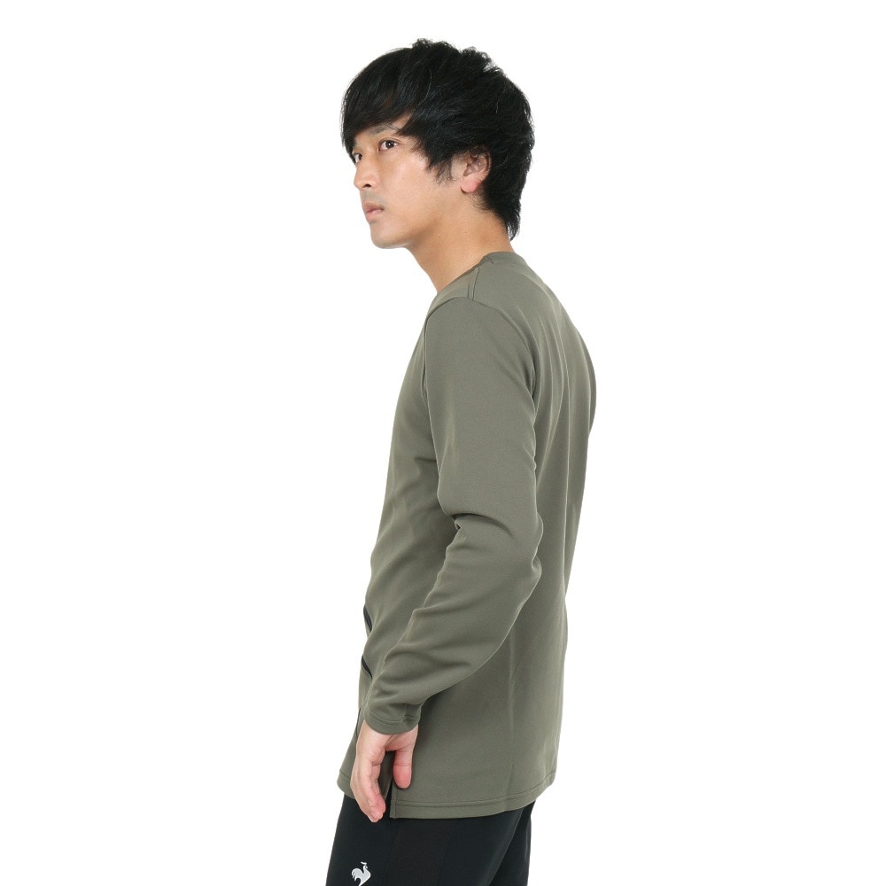 ルコックスポルティフ（lecoqsportif）（メンズ）テニスウェア ライトスウェットシャツ QTMWJB03 KH
