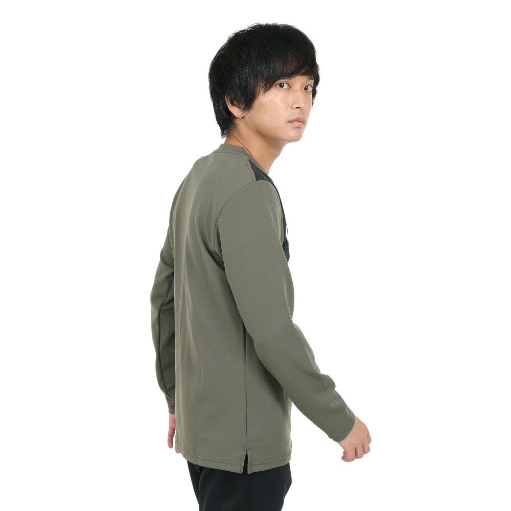 ルコックスポルティフ（lecoqsportif）（メンズ）テニスウェア ライトスウェットシャツ QTMWJB03 KH