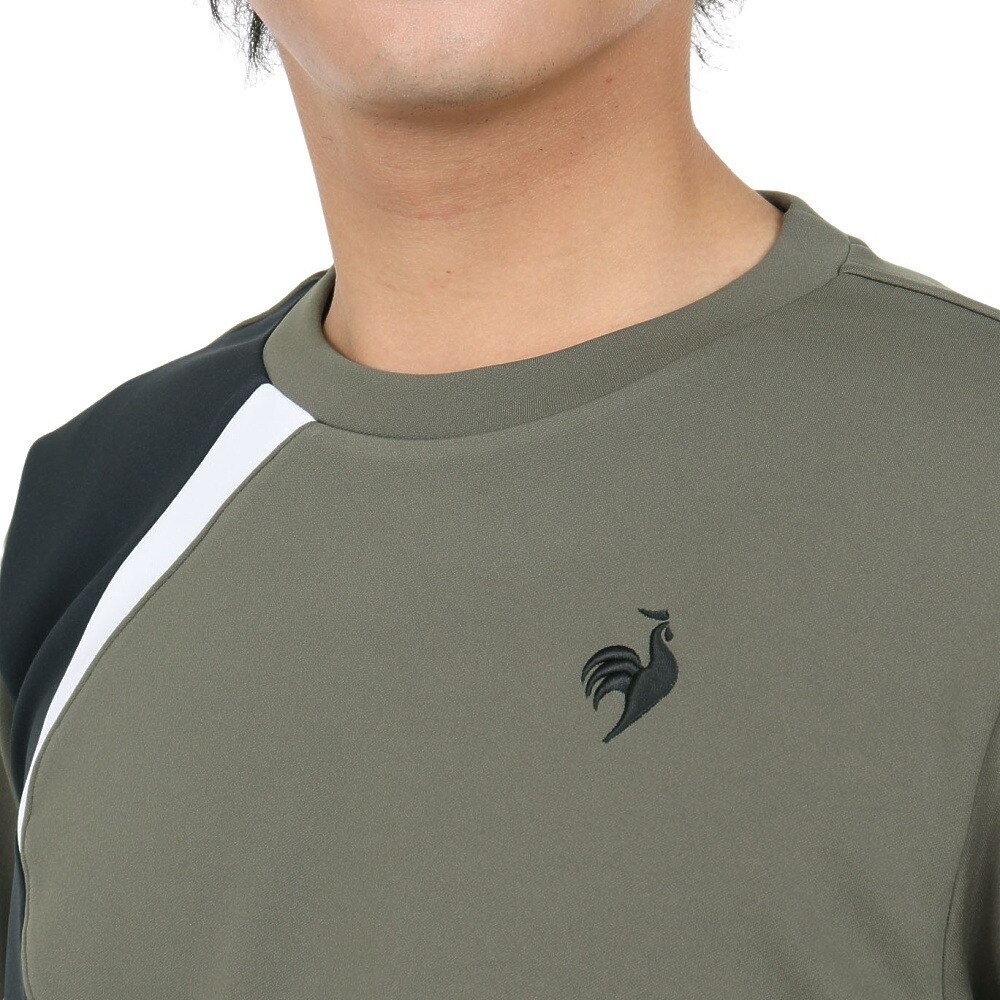 ルコックスポルティフ（lecoqsportif）（メンズ）テニスウェア ライトスウェットシャツ QTMWJB03 KH