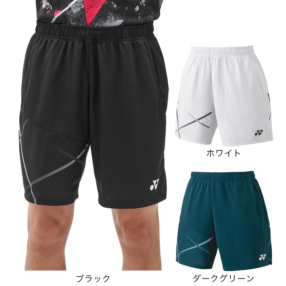 ヨネックス（YONEX）（メンズ）テニスウェア メンズニットハーフパンツ 15171-011