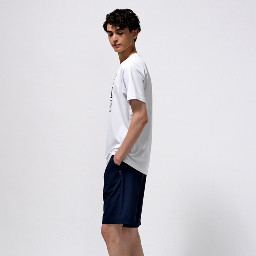 プリンス（PRINCE）（メンズ）【新商品】テニスウェア ストレッチハーフパンツ 水速乾・UPF50+・バド MS5201 127 NVY