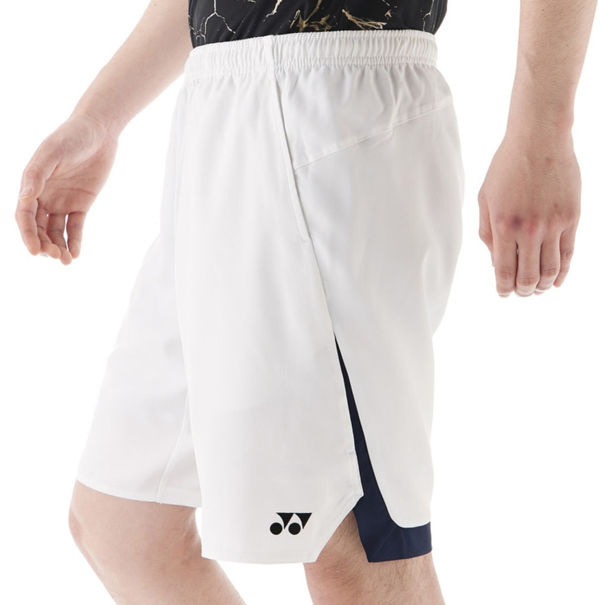 ヨネックス（YONEX）（メンズ、レディース）テニスウェア ユニハーフパンツ 15223-011
