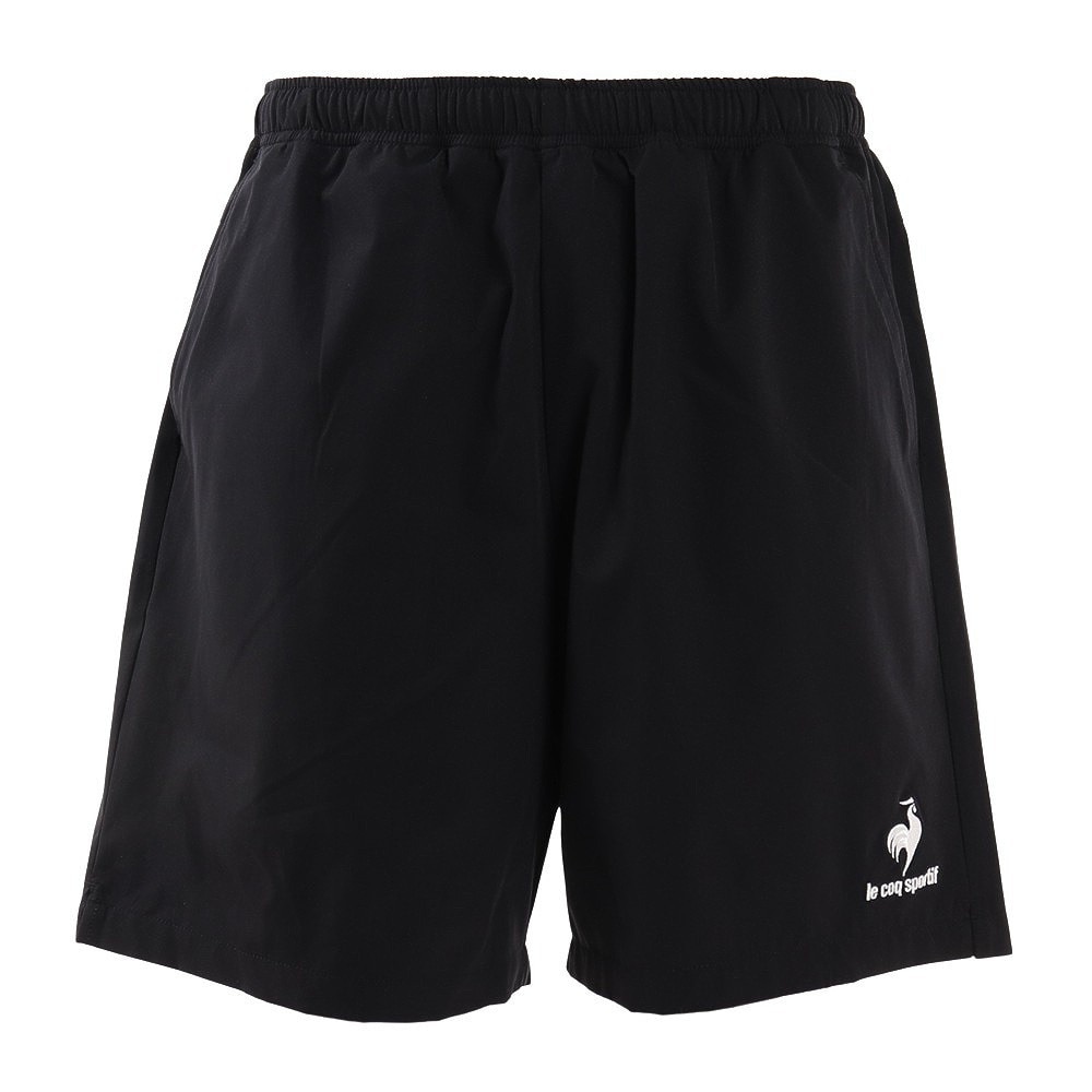 ルコックスポルティフ（lecoqsportif）（メンズ、レディース）テニスウェア ハーフパンツ 吸汗速乾 UPF50+ QTUTJD01XB BLK