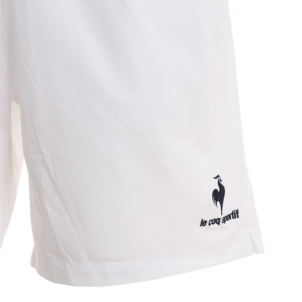 ルコック スポルティフ（Lecoq Sportif）（メンズ、レディース）テニスウェア ハーフパンツ 吸汗速乾 UPF50+ QTUTJD01XB WHT