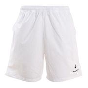 ルコックスポルティフ（lecoqsportif）（メンズ、レディース）テニスウェア ハーフパンツ 吸汗速乾 UPF50+ QTUTJD01XB WHT