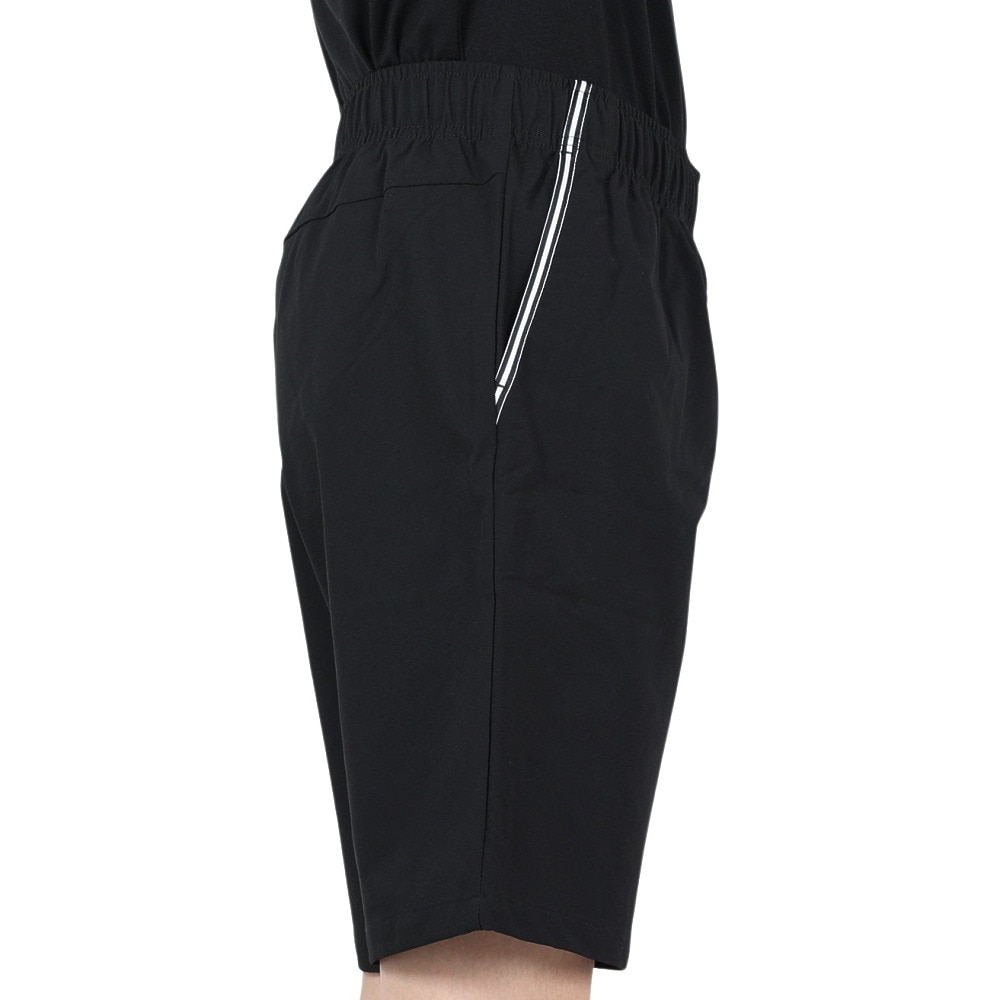 ルコックスポルティフ（lecoqsportif）（メンズ）テニスウェア ハーフパンツ QTMSJD90 BLK 速乾