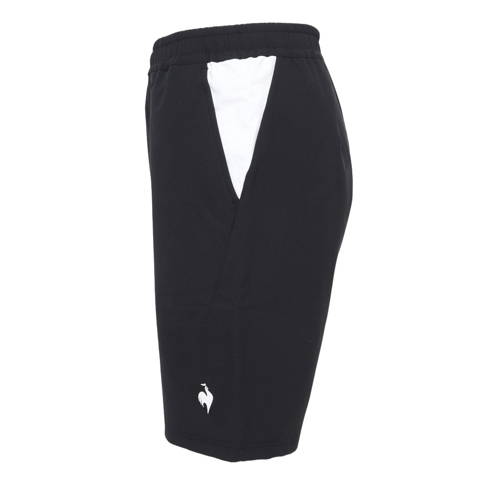ルコックスポルティフ（lecoqsportif）（メンズ）テニスウェア ハーフパンツ QTMWJD10 BK