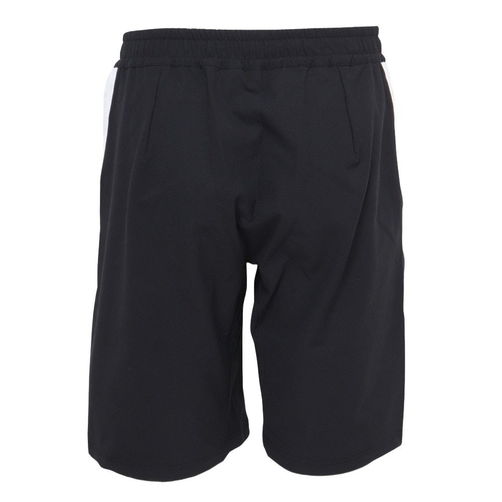 ルコックスポルティフ（lecoqsportif）（メンズ）テニスウェア ハーフパンツ QTMWJD10 BK