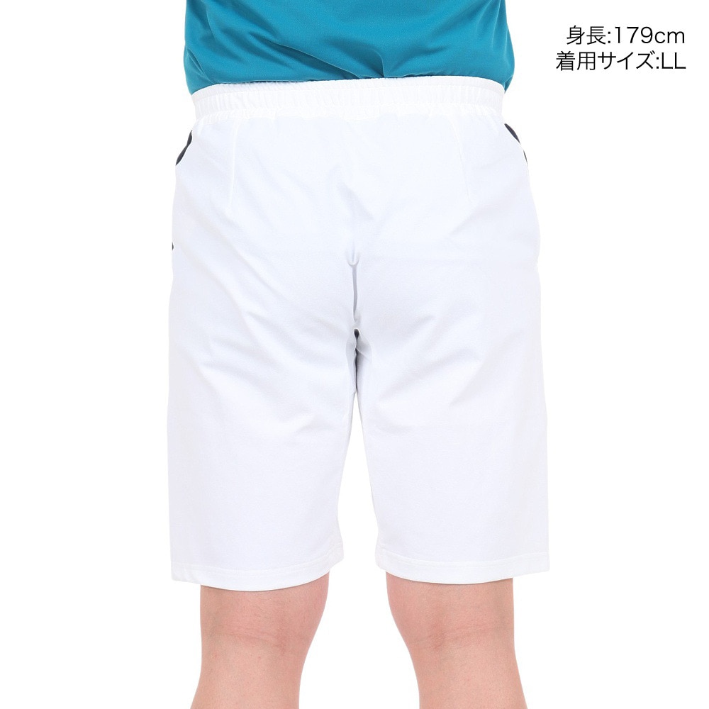 ルコックスポルティフ（lecoqsportif）（メンズ）テニスウェア ハーフパンツ QTMWJD10 WH