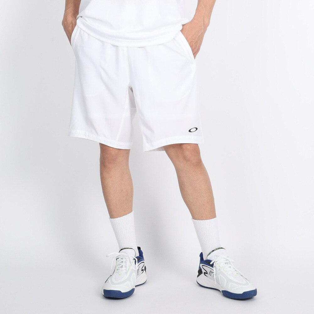 オークリー（OAKLEY）（メンズ）テニスウェア SLANT PLAIN ショートパンツ FOA405868-100