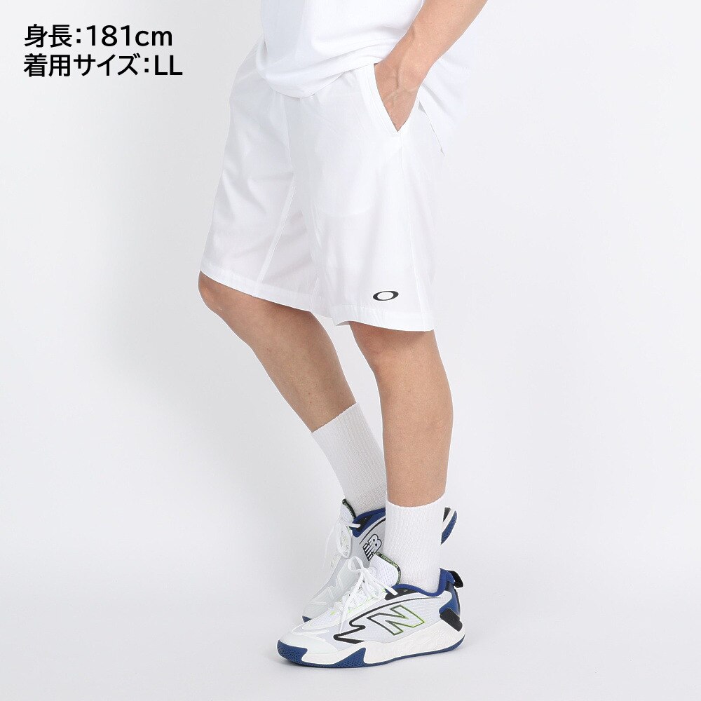 オークリー（OAKLEY）（メンズ）テニスウェア SLANT PLAIN ショートパンツ FOA405868-100