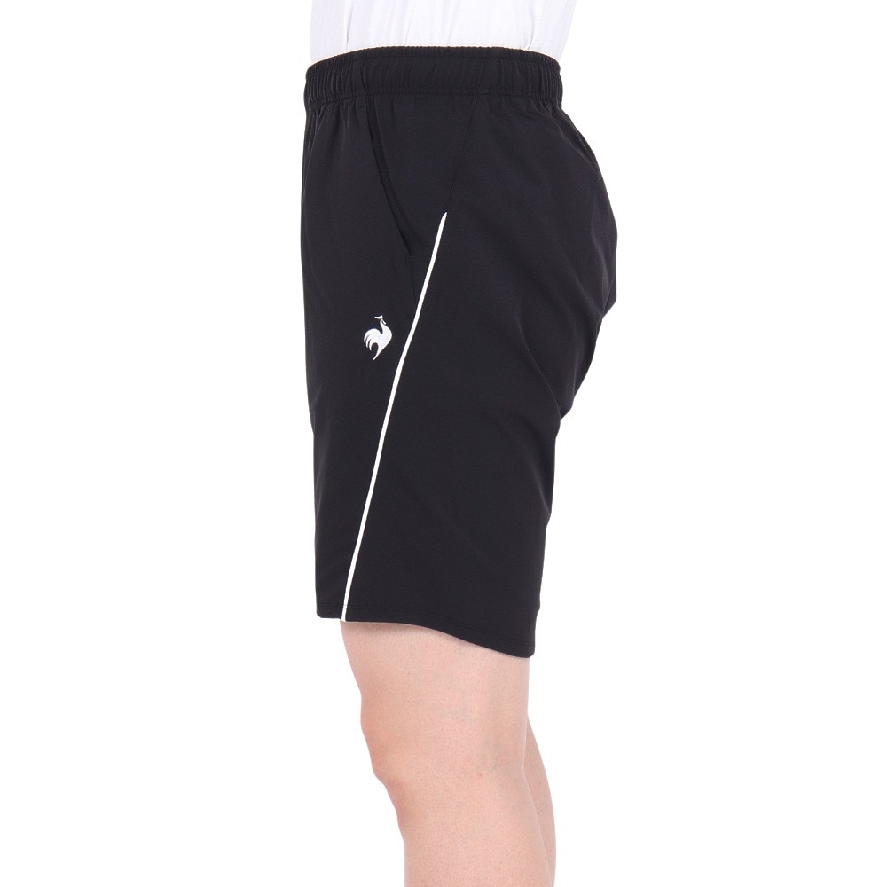 ルコックスポルティフ（lecoqsportif）（メンズ）テニスウェア ハーフパンツ LN4FHP90M BK00