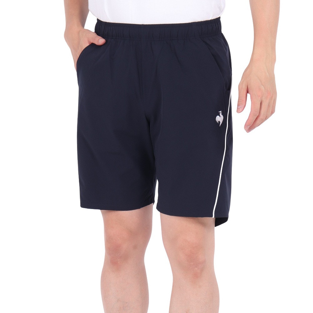 ルコックスポルティフ（lecoqsportif）（メンズ）テニスウェア ハーフパンツ LN4FHP90M NV00