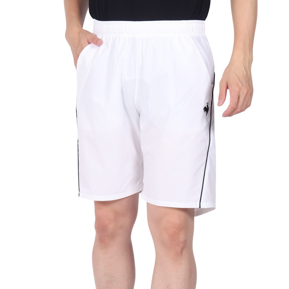 ルコックスポルティフ（lecoqsportif）（メンズ）テニスウェア ハーフパンツ LN4FHP90M WH00