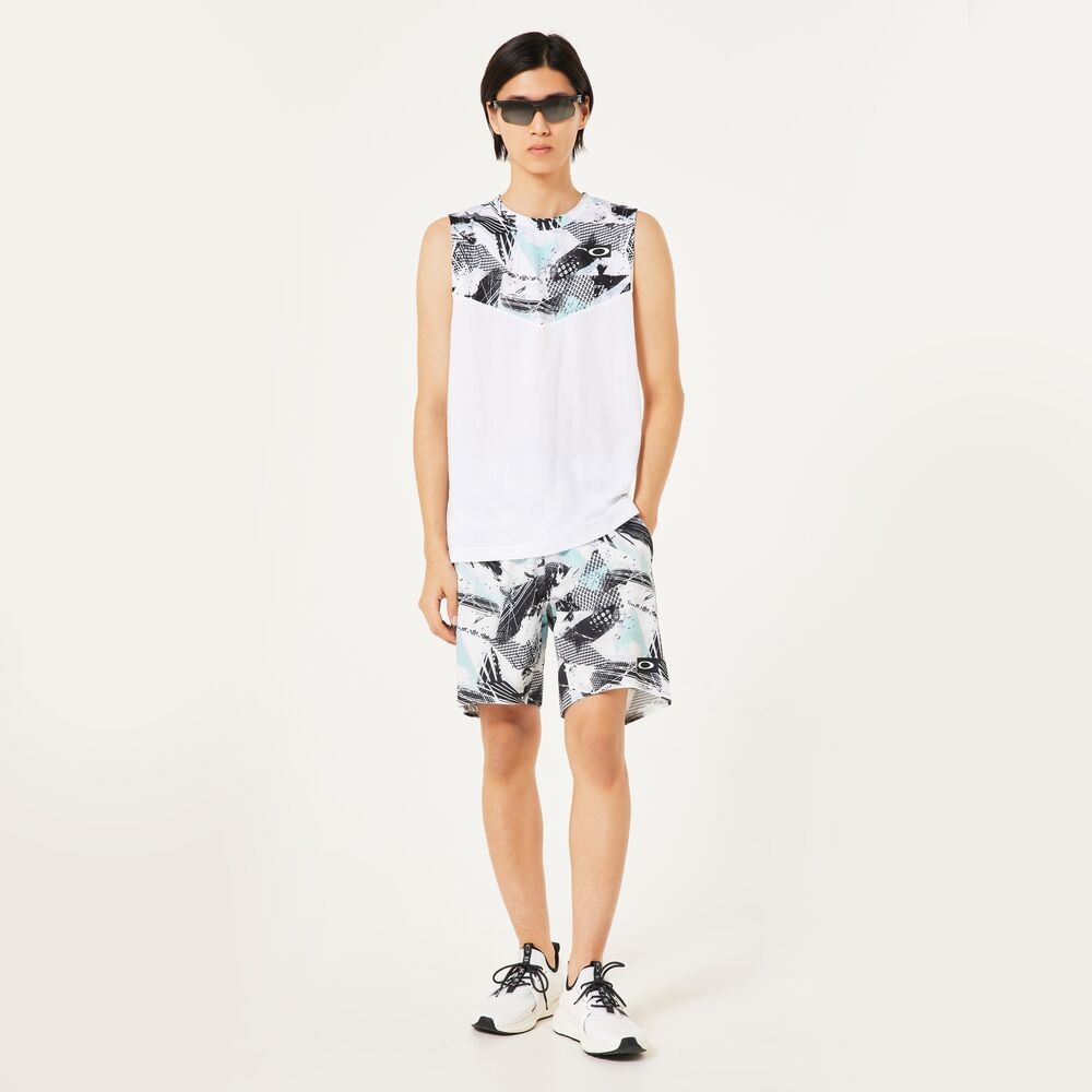 オークリー（OAKLEY）（メンズ）【新商品】テニスウェア SLANT GRAPHIC ショーツ ショートパンツ FOA407759-186