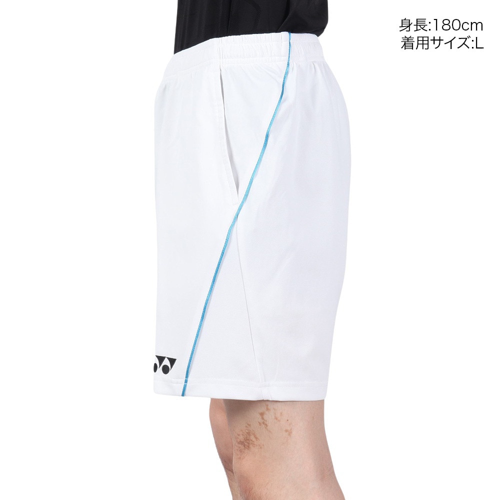 ヨネックス（YONEX）（メンズ、レディース）テニス バドミントン UVカット ウェア ユニニットハーフパンツ 15124-011 速乾