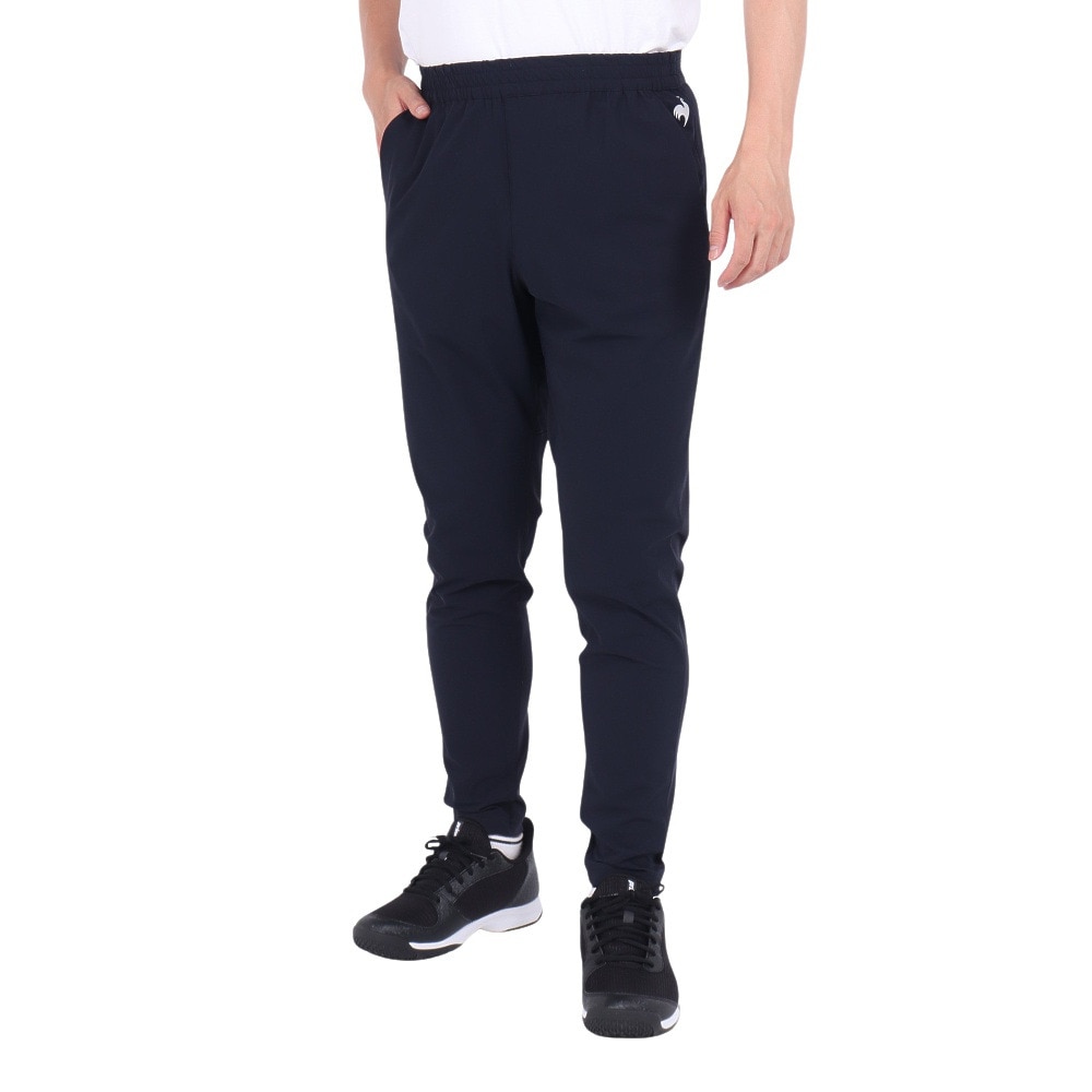 ルコックスポルティフ（lecoqsportif）（メンズ）テニス ADVANTAGE パンツ COOL 吸汗速乾 QTMVJD30 NV 冷感