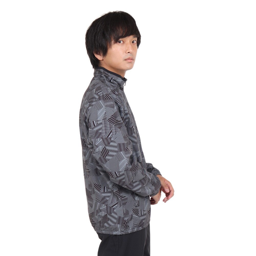 プリンス（PRINCE）（メンズ）テニスウェア 蓄熱ウィンドジャケット MF3611 351 BLK/GRY